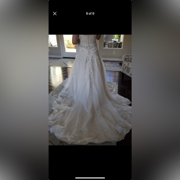 BRAND NEW DAVID TUTERA WEDDING GOWN - Picture 4 of 7